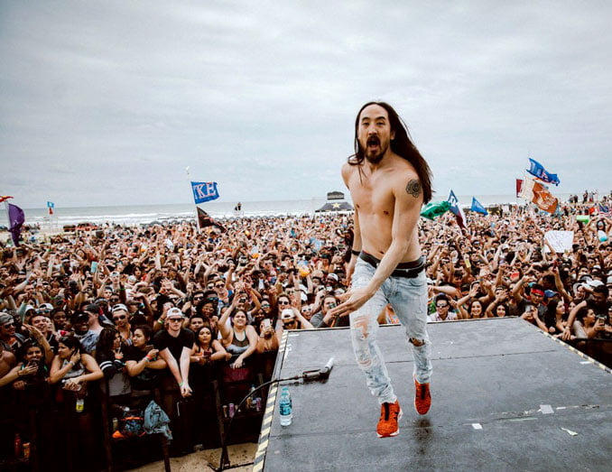 south padre island spring break steve aoki